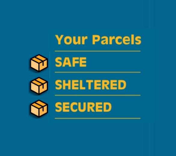 Parcel Drop Box installed at your home or business premises